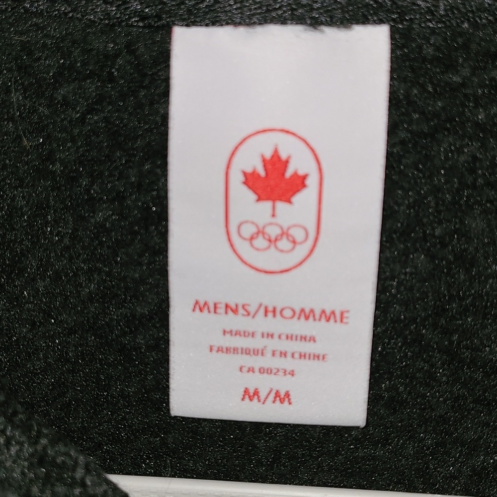 HUDSON BAY TEAM CANADA Gray Zip-Up Jacket Mens Size Med Youth OLYMPIC TEAM - Picture 4 of 10